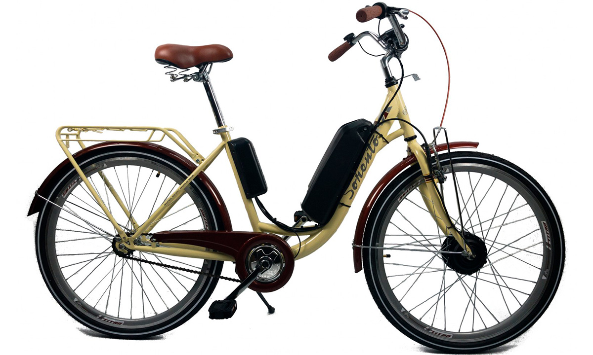Фотографія Електровелосипед Titan Sorento 26" (2020) 2020 Бежевий